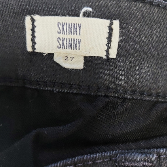 Madewell Skinny Skinny Racetrack Moto Jeans Black - Picture 10 of 12